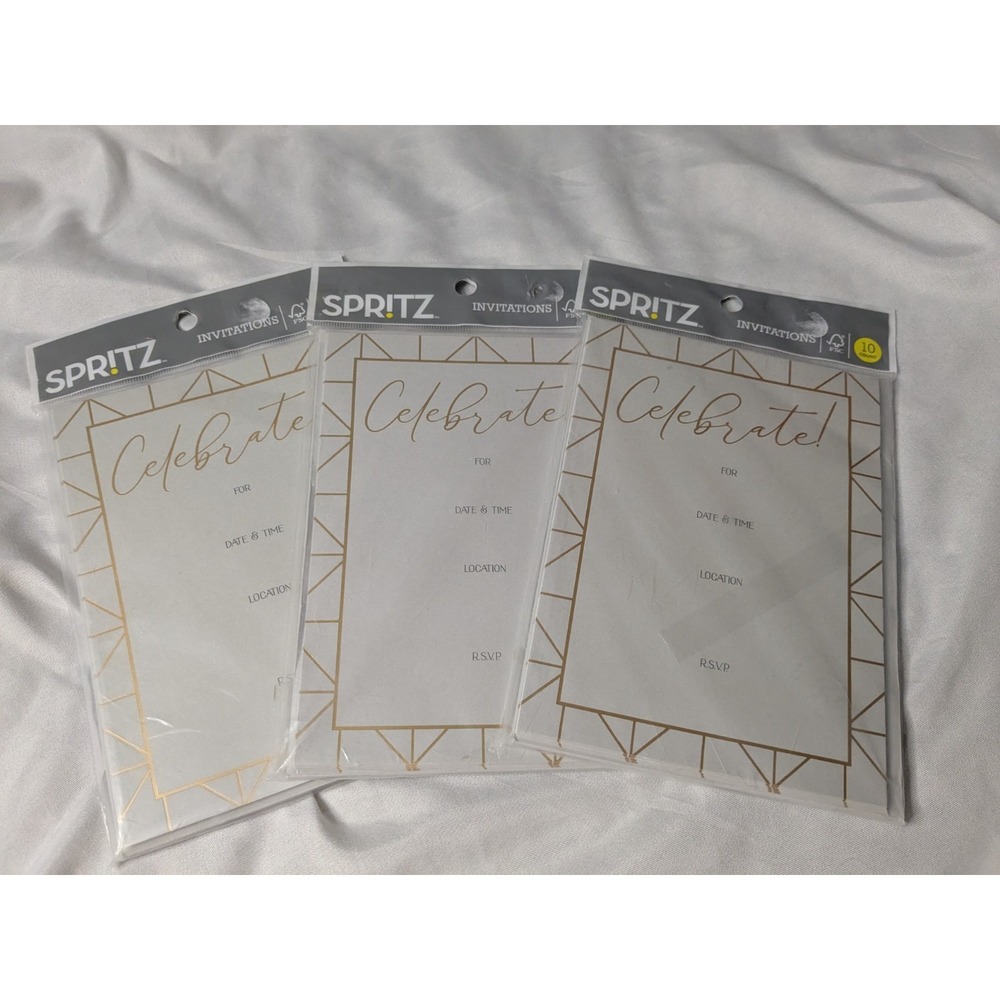 3 Packs Of Spr!tz Invitations